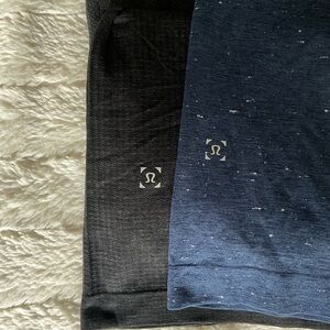 2 Men’s Long Sleeve Lululemon Gym Shirts